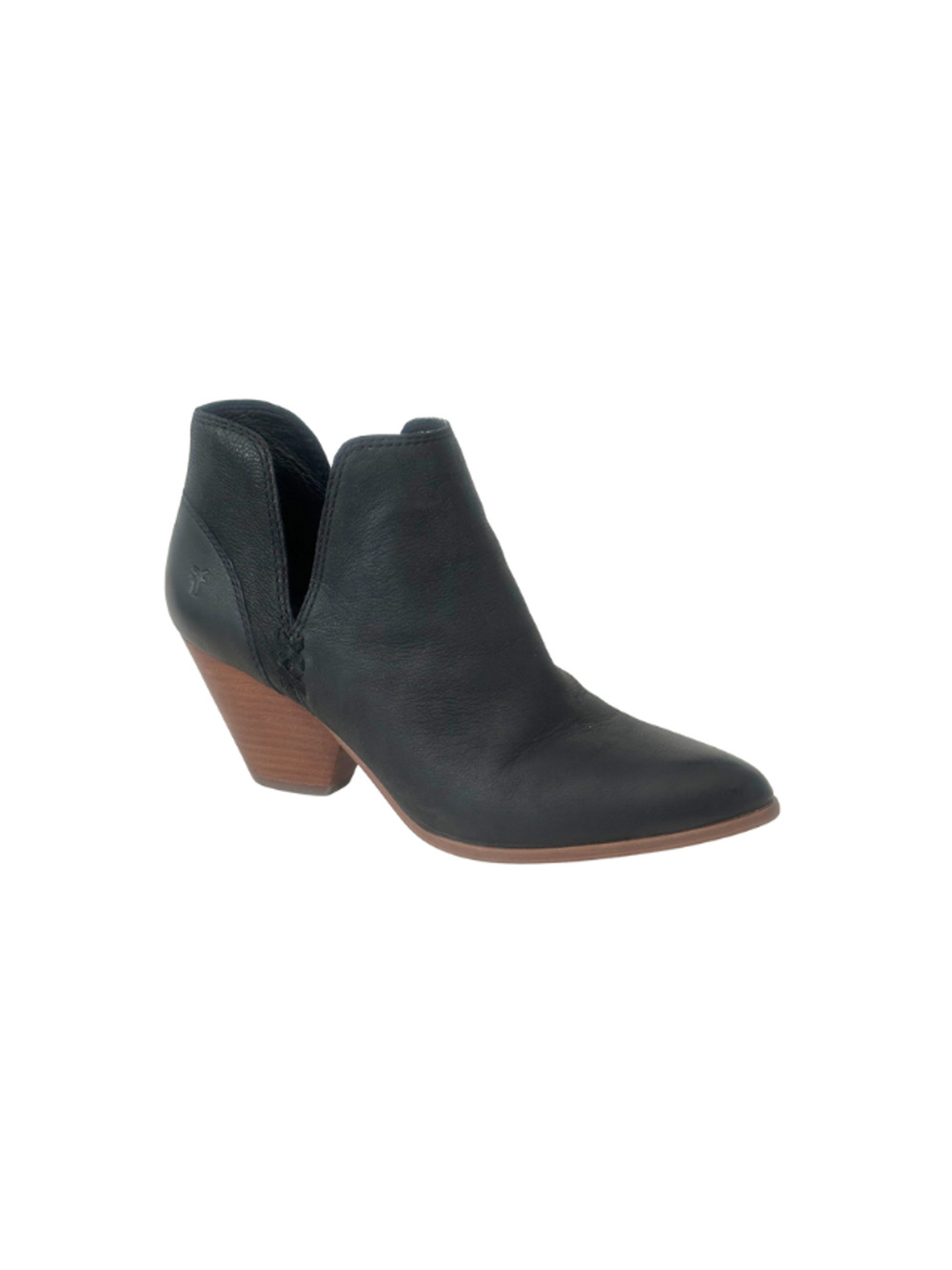 FRYE Boots Reina Cut-Out Bootie Leather Black Women's Size 8M